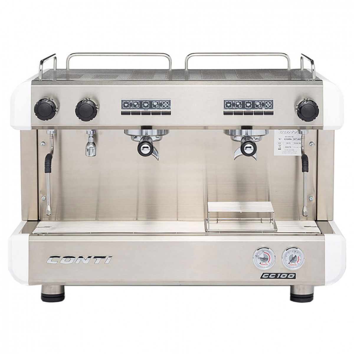 Кофемашина рожковая CONTI CC100 Standart 2 группы, белый