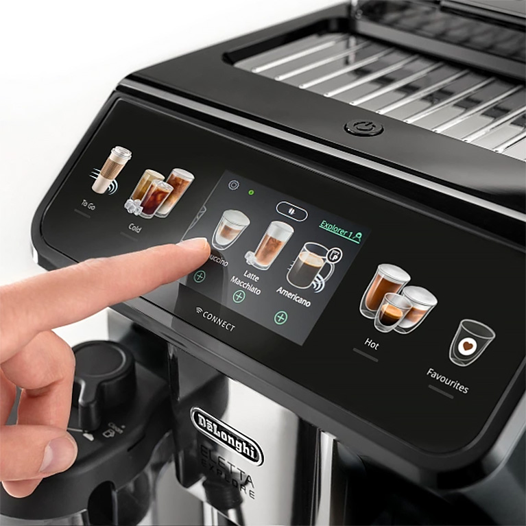 Кофемашина Delonghi ECAM 450.65.G Eletta Explore черный