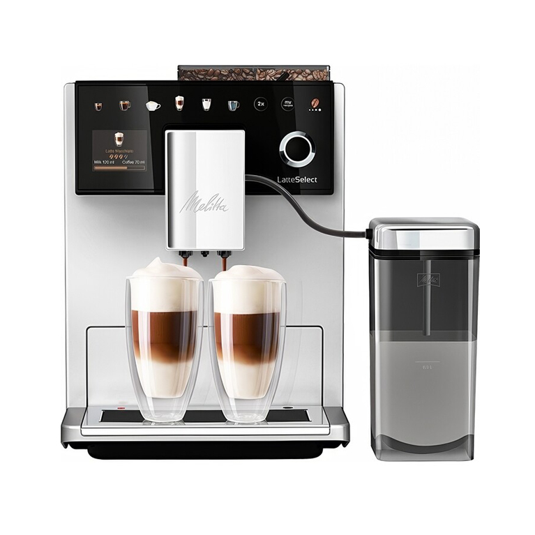 Кофемашина Melitta F630-211 Latte Select серый