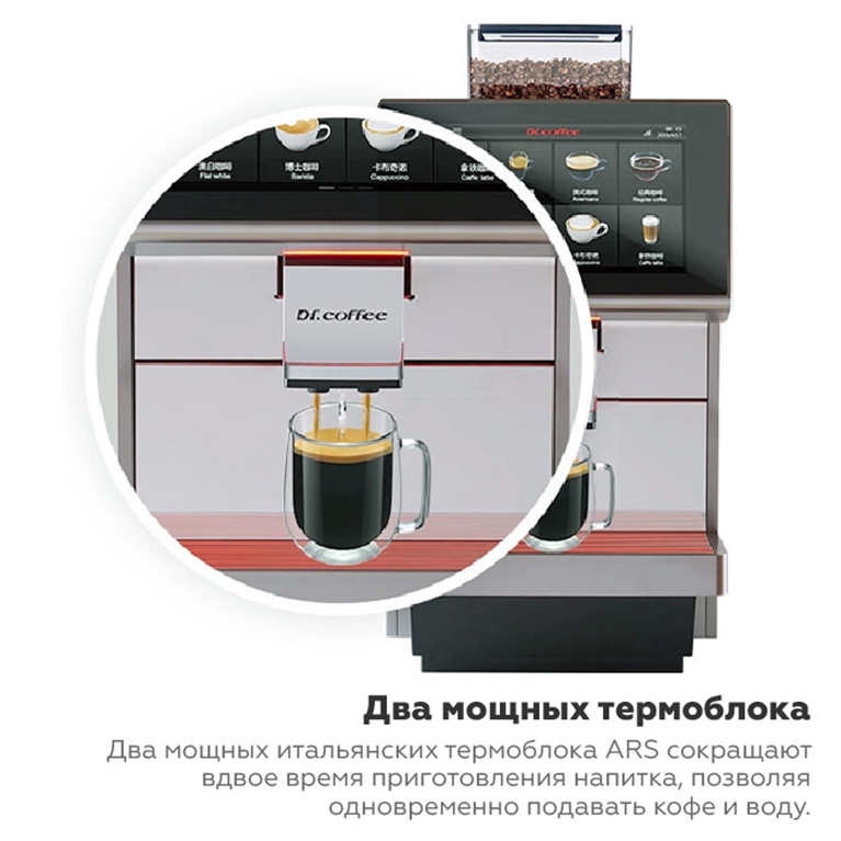 Профессиональная кофемашина Dr.coffee PROXIMA M12 Big Plus