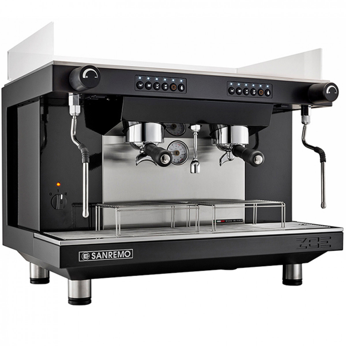 Кофемашина рожковая автоматическая Sanremo Zoe Tall SED 2GR черная
